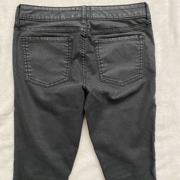 GAP Black Coated Skinny Jeans Size 2 - Picture 6 of 10